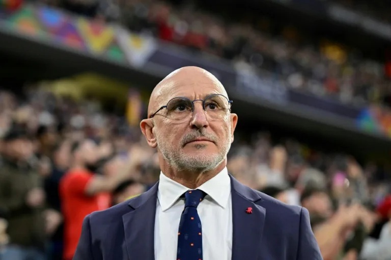 Mặc dù để thua Bồ Đào Nha trong trận chung kết Nations League đầy kịch tính, HLV Tây Ban Nha đã khẳng định mục tiêu lớn tiếp theo của đội là World Cup. (Ảnh: John MACDOUGALL) Mặc dù để thua Bồ Đào Nha trong trận chung kết Nations League đầy kịch tính, HLV Tây Ban Nha đã khẳng định mục tiêu lớn tiếp theo của đội là World Cup. (Ảnh: John MACDOUGALL)
