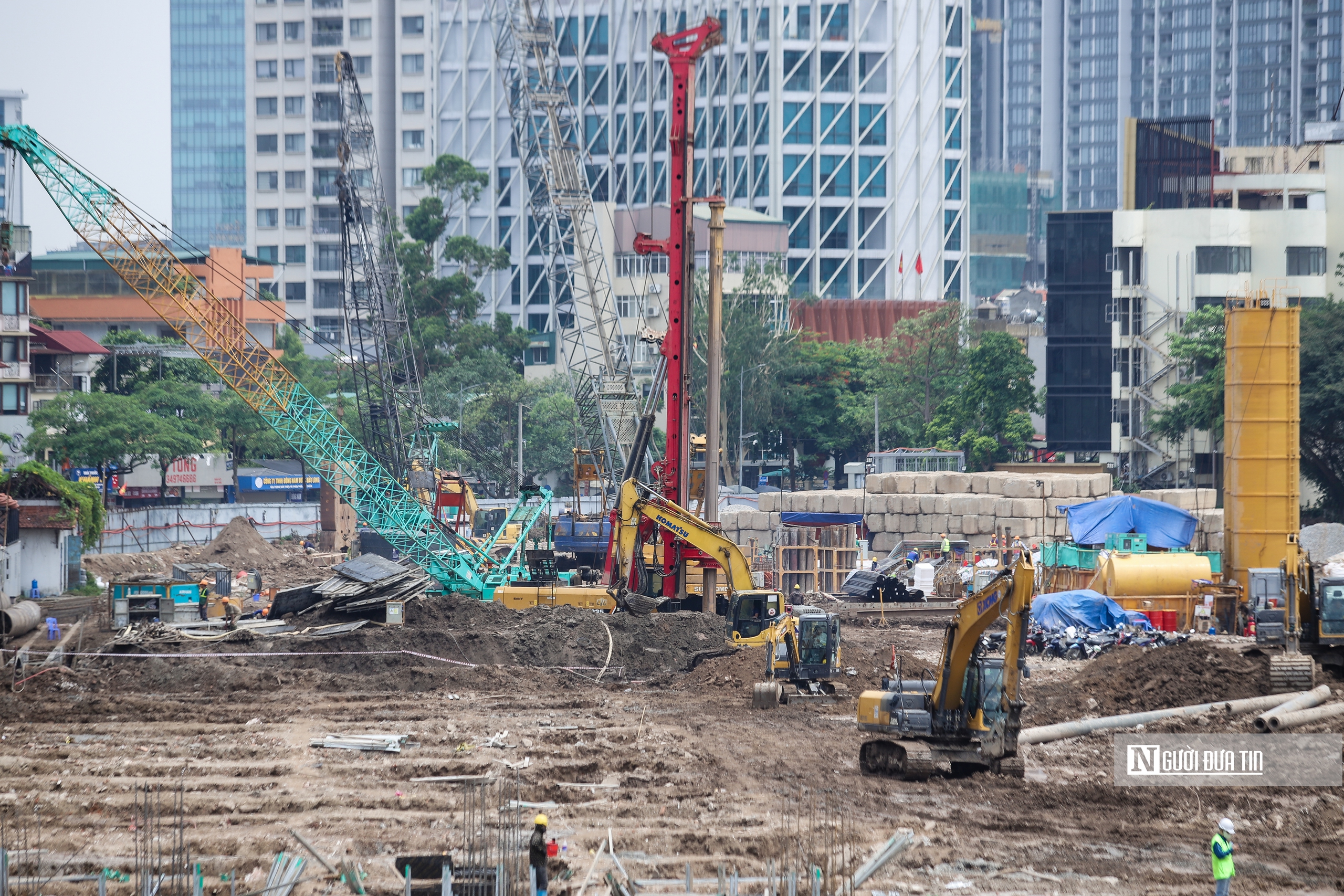 Hà Nội: Toàn cảnh đại công trường tại số 148 Giảng Võ- Ảnh 3. Hà Nội: Toàn cảnh đại công trường tại số 148 Giảng Võ- Ảnh 3.