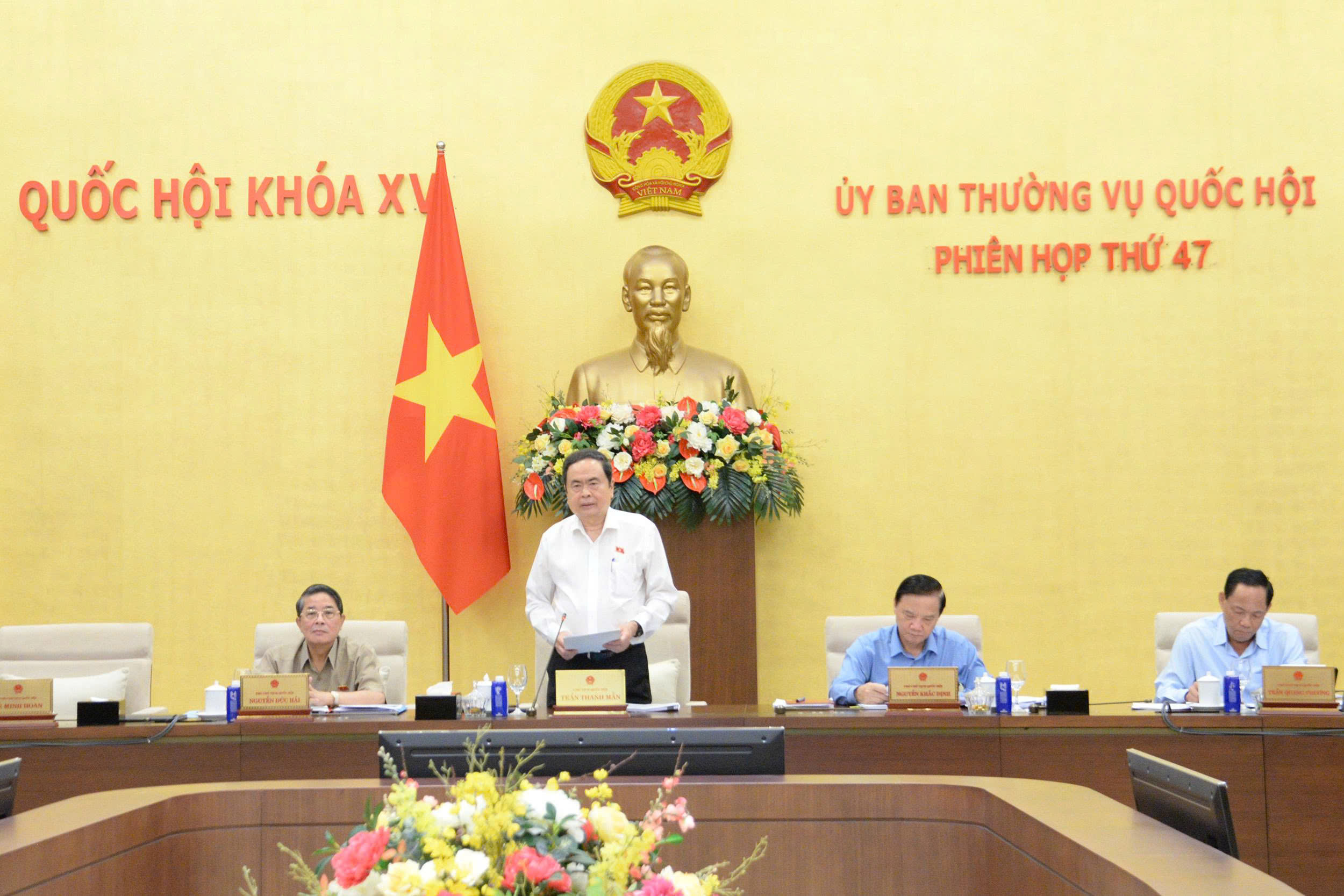 Phiên họp thứ 47 của Ủy ban Thường vụ Quốc hội cho ý kiến 8 nội dung lớn - Ảnh 3.