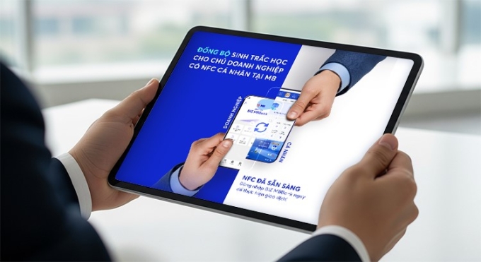 MB đồng bộ sinh trắc học cho chủ doanh nghiệp đã có NFC - Ảnh 1.