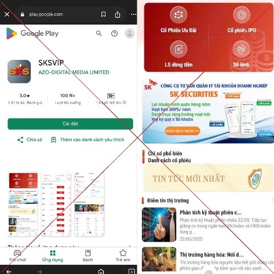 Đầu tư chứng khoán trên ứng dụng SKSVIP, 3 người chơi mất 3,5 tỷ đồng- Ảnh 1. Đầu tư chứng khoán trên ứng dụng SKSVIP, 3 người chơi mất 3,5 tỷ đồng- Ảnh 1.