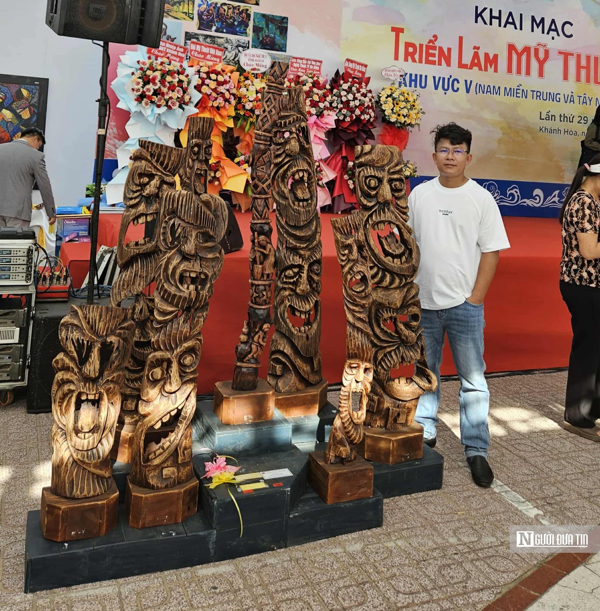 Mang "hồn cốt" Tây Nguyên vào từng nét chạm - Ảnh 3.