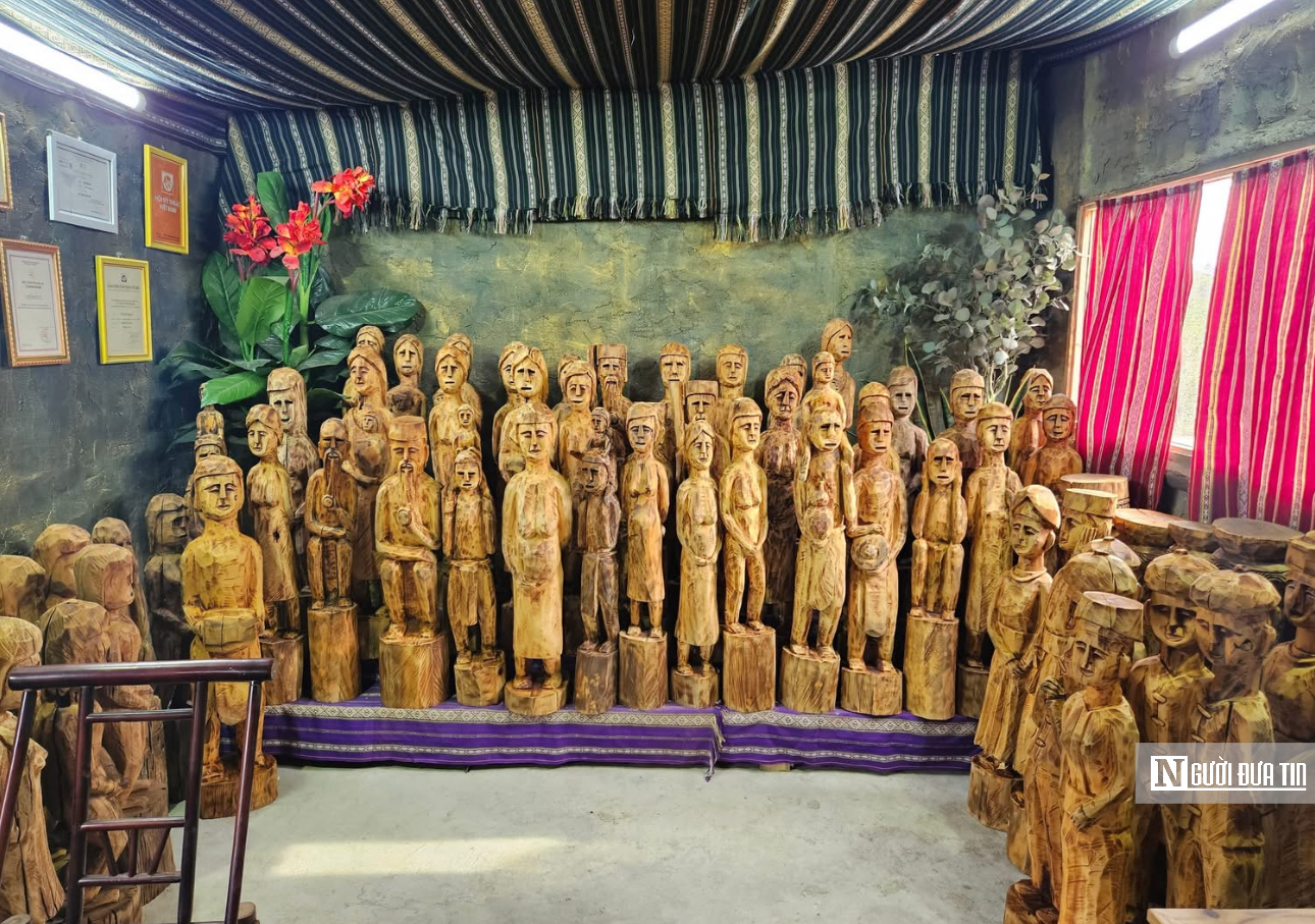 Mang "hồn cốt" Tây Nguyên vào từng nét chạm - Ảnh 4.