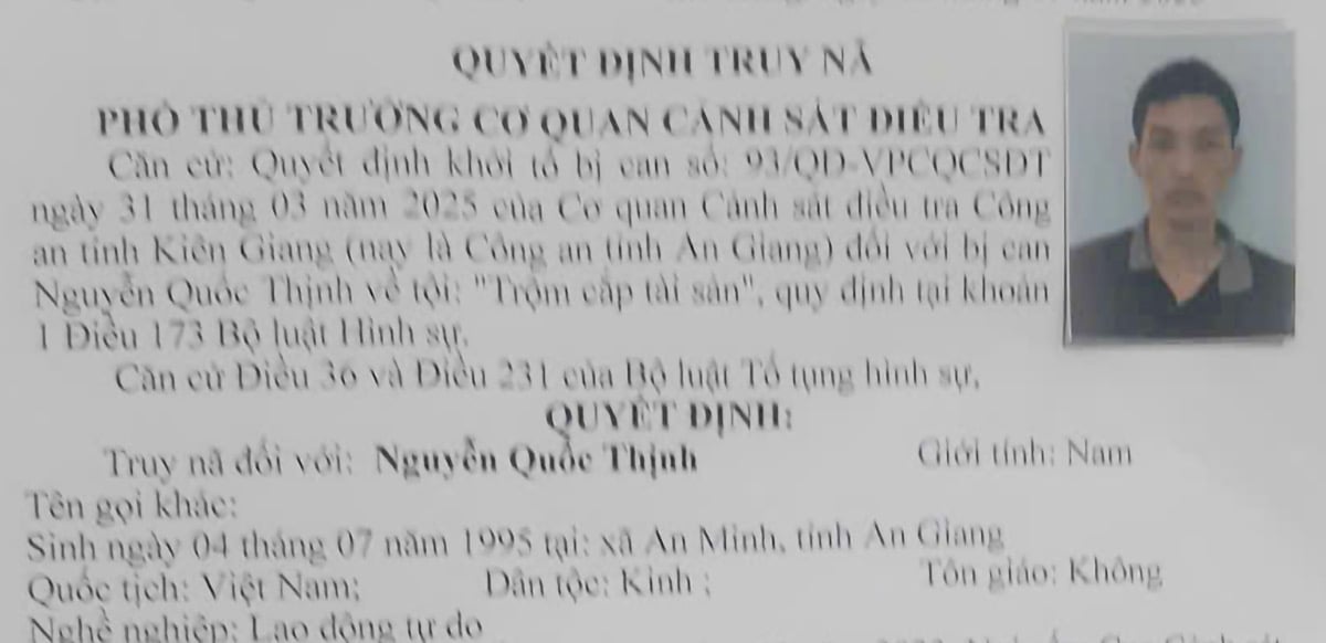 Truy nã nam thanh niên trộm 17kg khô mực- Ảnh 1.