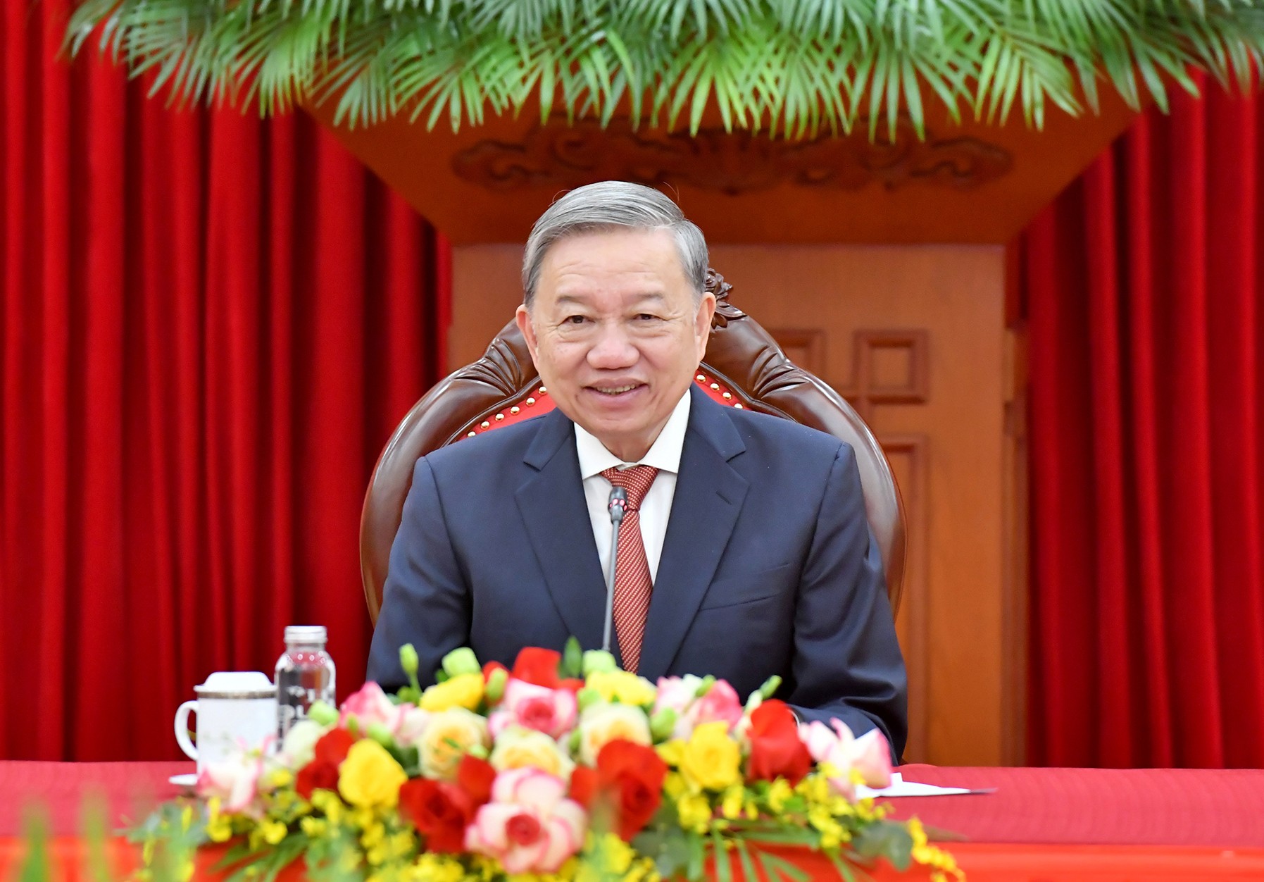 Tổng Bí thư Tô Lâm điện đàm với Tổng thống Donald Trump về vấn đề thuế đối ứng- Ảnh 1.