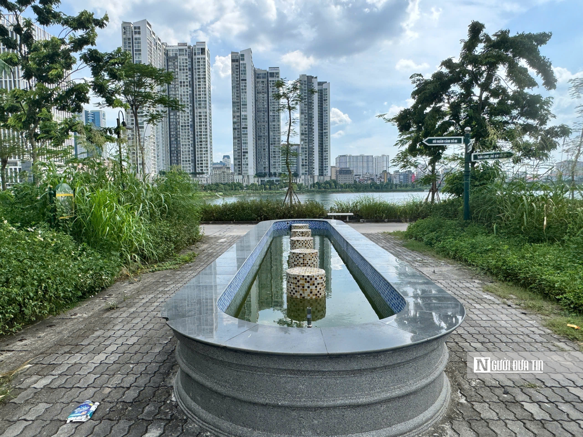 Cá chết bốc mùi, cỏ dại mọc quá đầu ở công viên hơn 700 tỷ đồng tại Hà Nội- Ảnh 9. Cá chết bốc mùi, cỏ dại mọc quá đầu ở công viên hơn 700 tỷ đồng tại Hà Nội- Ảnh 9.