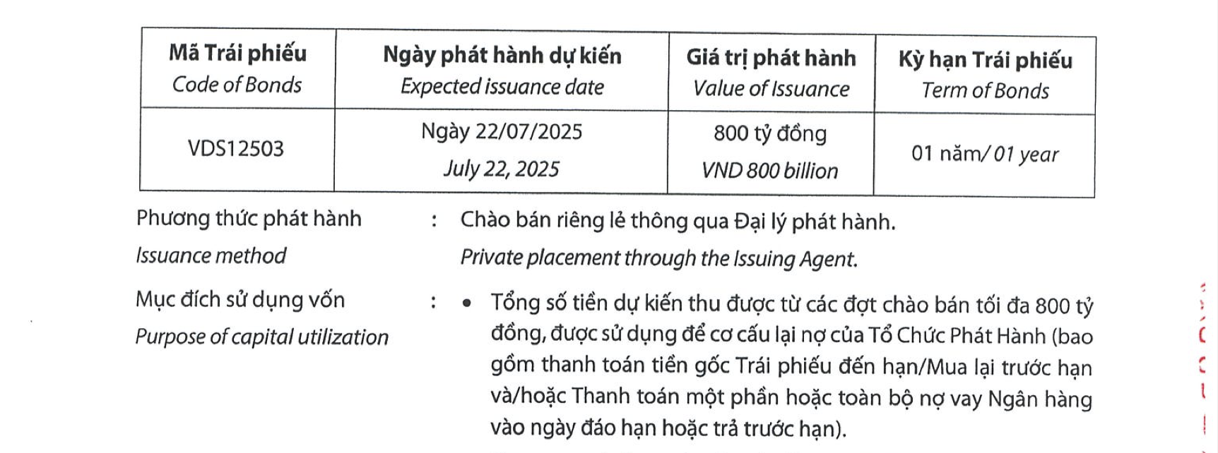 Chứng khoán Rồng Việt muốn phát hành 800 tỷ đồng trái phiếu để cơ cấu lại nợ- Ảnh 1. Chứng khoán Rồng Việt muốn phát hành 800 tỷ đồng trái phiếu để cơ cấu lại nợ- Ảnh 1.