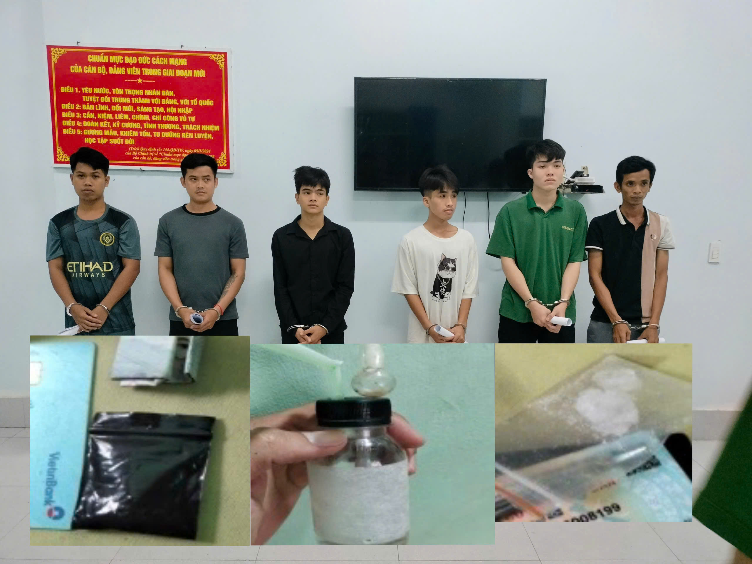 Liên tiếp phát hiện hàng chục "cậu ấm cô chiêu" sử dụng trái phép ma túy- Ảnh 3. Liên tiếp phát hiện hàng chục "cậu ấm cô chiêu" sử dụng trái phép ma túy- Ảnh 3.