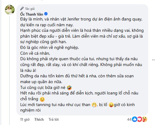 NSƯT Ốc Thanh Vân gây sốc với diện mạo khác lạ - Ảnh 3.