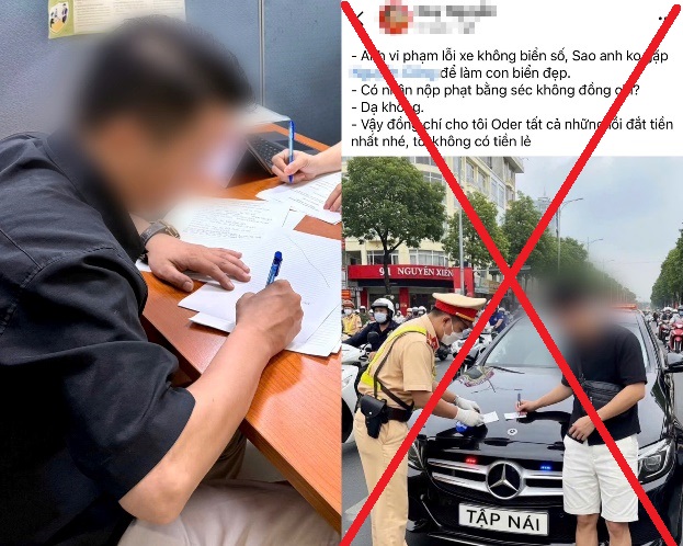 Kết đắng cho nam thanh niên đú trend "phú bà, đại gia bị CSGT xử phạt" - Ảnh 1.