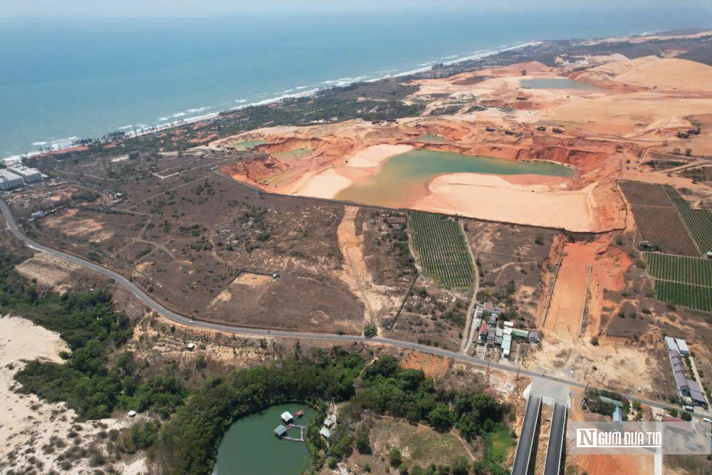 "Kẹt" mỏ than titan, dự án đường ven biển hơn 1.200 tỷ ở Lâm Đồng lỗi hẹn sau nhiều lần gia hạn- Ảnh 1. "Kẹt" mỏ than titan, dự án đường ven biển hơn 1.200 tỷ ở Lâm Đồng lỗi hẹn sau nhiều lần gia hạn- Ảnh 1.