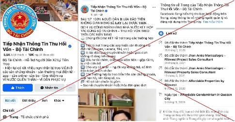 Cảnh báo trang Facebook tích xanh giả mạo Bộ Tài Chính hỗ trợ lấy lại tiền bị lừa- Ảnh 1. Cảnh báo trang Facebook tích xanh giả mạo Bộ Tài Chính hỗ trợ lấy lại tiền bị lừa- Ảnh 1.