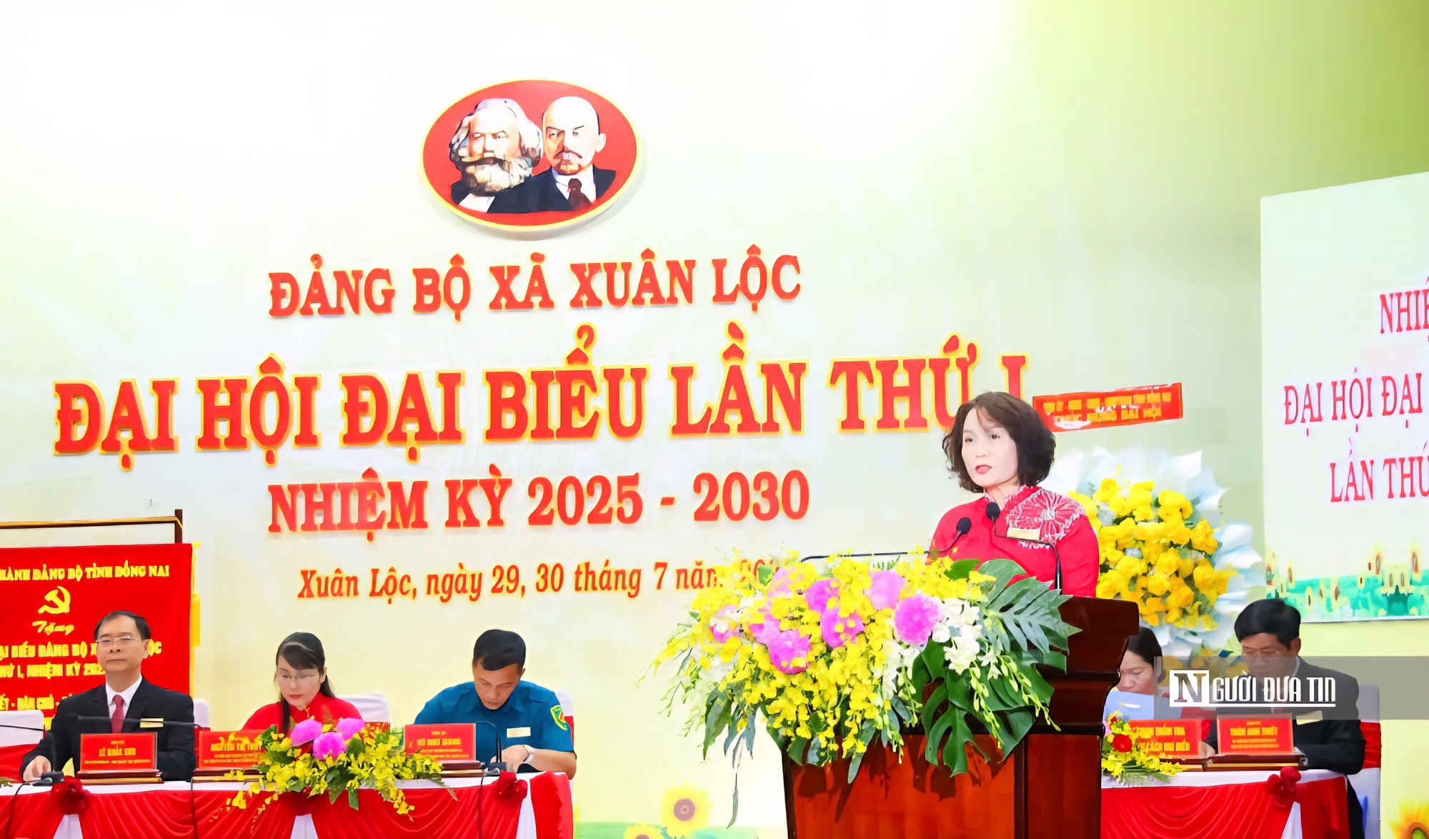 Trưởng ban Nội chính Trung ương dự và chỉ đạo Đại hội Đảng bộ xã Xuân Lộc- Ảnh 5.