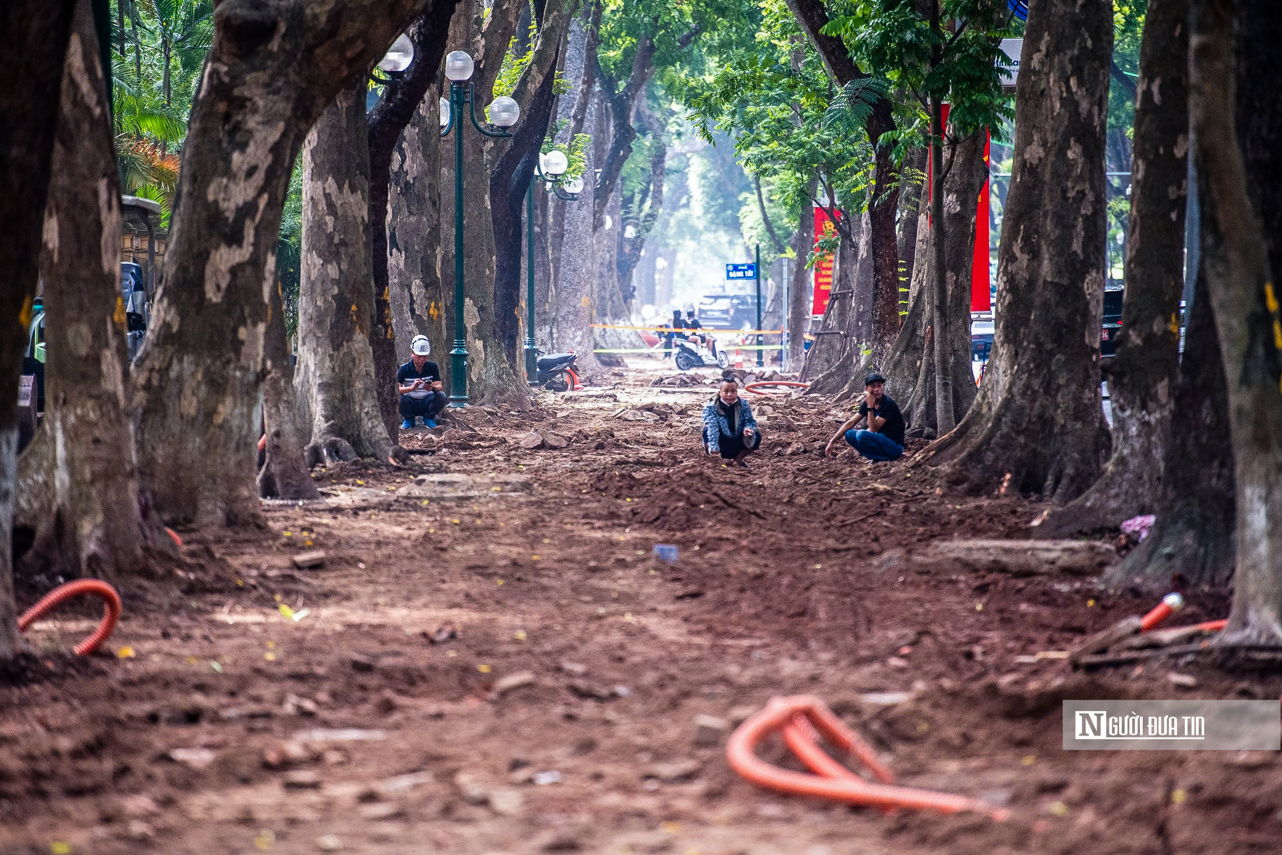 Hà Nội: Khẩn trương thi công, mở rộng đường Hùng Vương để phục vụ sự kiện A80- Ảnh 11.
