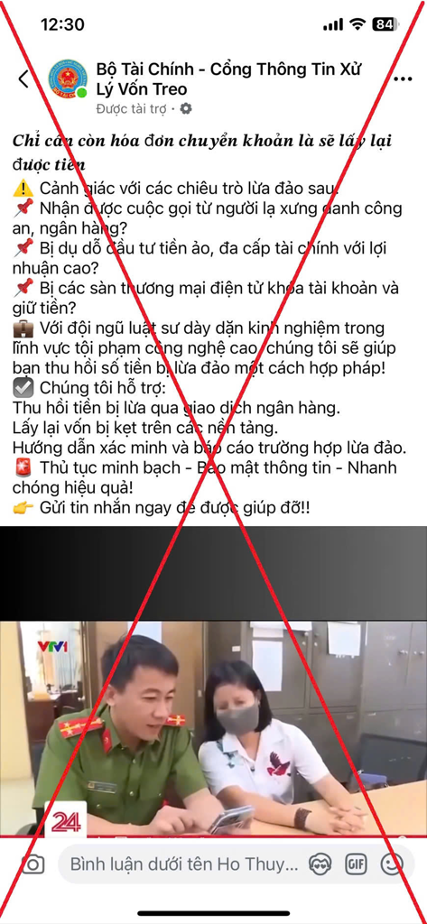 Cảnh báo sử dụng danh nghĩa Bộ Tài chính để lừa đảo- Ảnh 6. Cảnh báo sử dụng danh nghĩa Bộ Tài chính để lừa đảo- Ảnh 6.