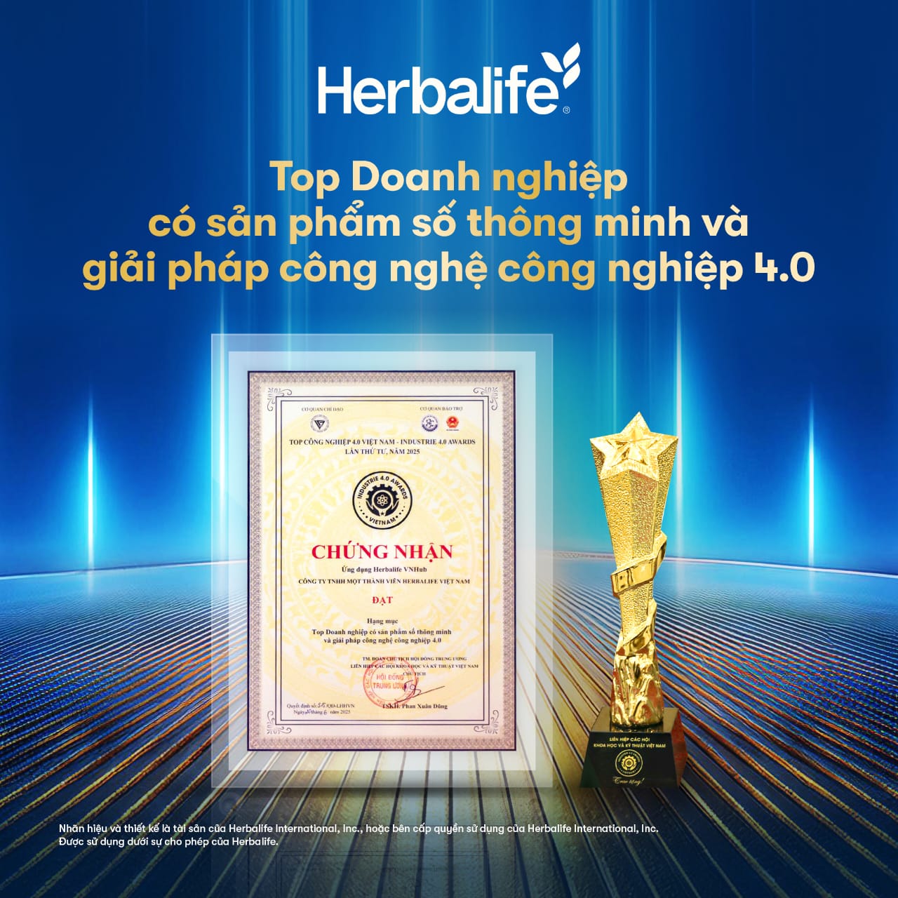 Herbalife Việt Nam đạt giải thưởng “Top Công Nghiệp 4.0” lần thứ 3 liên tiếp- Ảnh 1. Herbalife Việt Nam đạt giải thưởng “Top Công Nghiệp 4.0” lần thứ 3 liên tiếp- Ảnh 1.