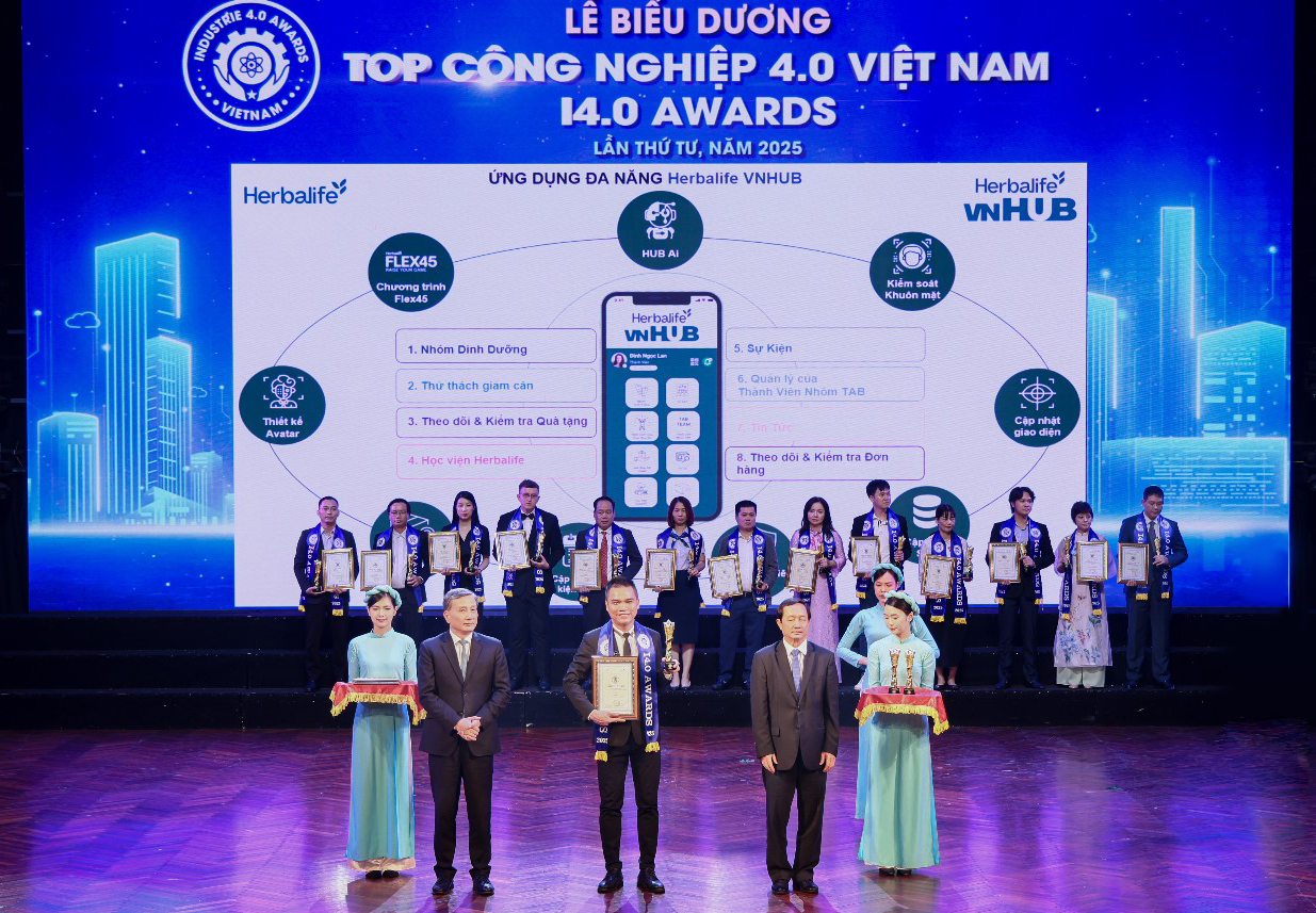 Herbalife Việt Nam đạt giải thưởng “Top Công Nghiệp 4.0” lần thứ 3 liên tiếp- Ảnh 2. Herbalife Việt Nam đạt giải thưởng “Top Công Nghiệp 4.0” lần thứ 3 liên tiếp- Ảnh 2.