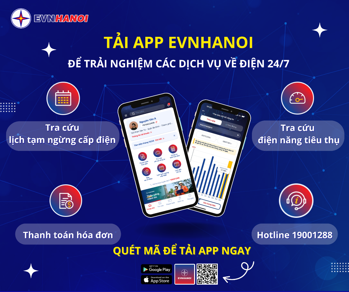App EVNHANOI trở thành “trợ thủ” đắc lực giúp người dân kiểm soát điện năng- Ảnh 1. App EVNHANOI trở thành “trợ thủ” đắc lực giúp người dân kiểm soát điện năng- Ảnh 1.