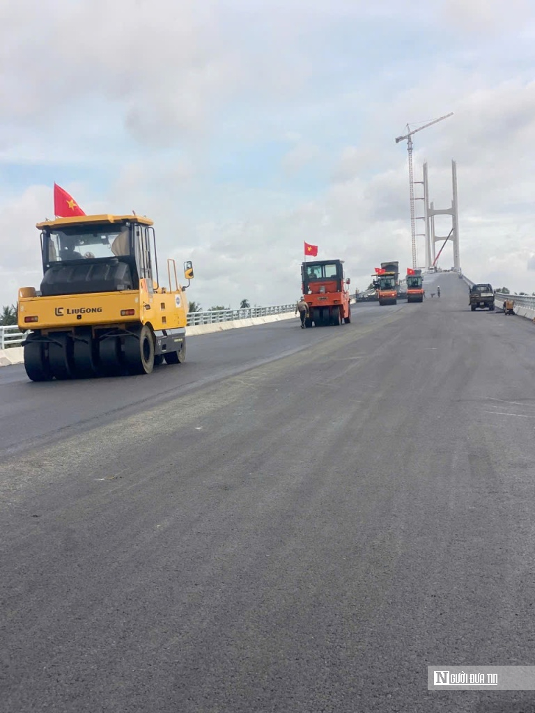 Thêm một “mạch nối” quan trọng cho đồng bằng sông Cửu Long sắp chính thức vận hành- Ảnh 7. Thêm một “mạch nối” quan trọng cho đồng bằng sông Cửu Long sắp chính thức vận hành- Ảnh 7.