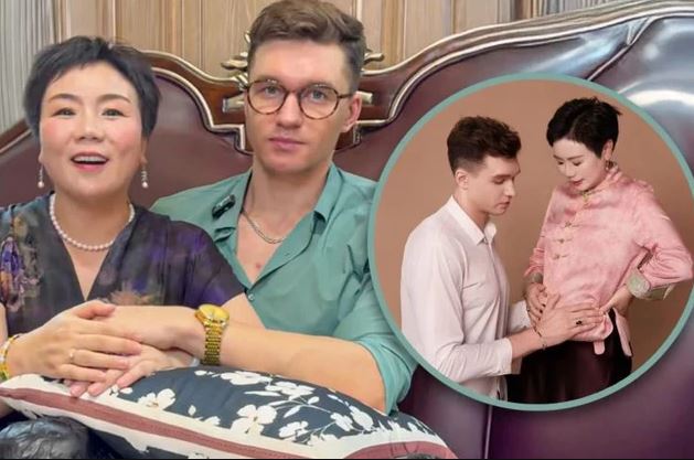 Chú rể 33 tuổi cưới cô dâu 46 tuổi, hành động trong đám cưới gây bất ngờ- Ảnh 4. Chú rể 33 tuổi cưới cô dâu 46 tuổi, hành động trong đám cưới gây bất ngờ- Ảnh 4.