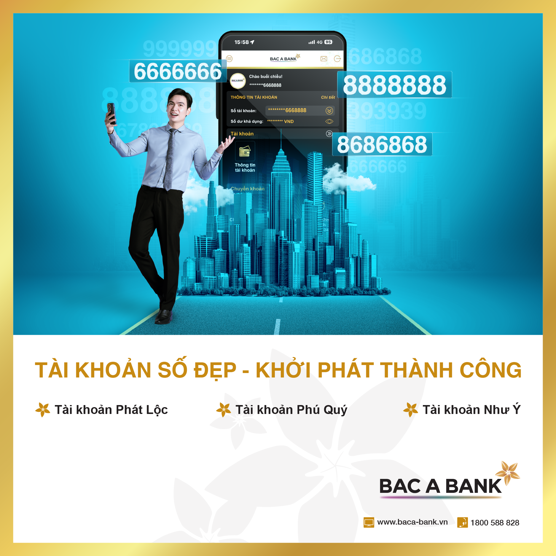 Tài khoản số đẹp BAC A BANK – đa dạng lựa chọn, khởi phát thành công- Ảnh 1.