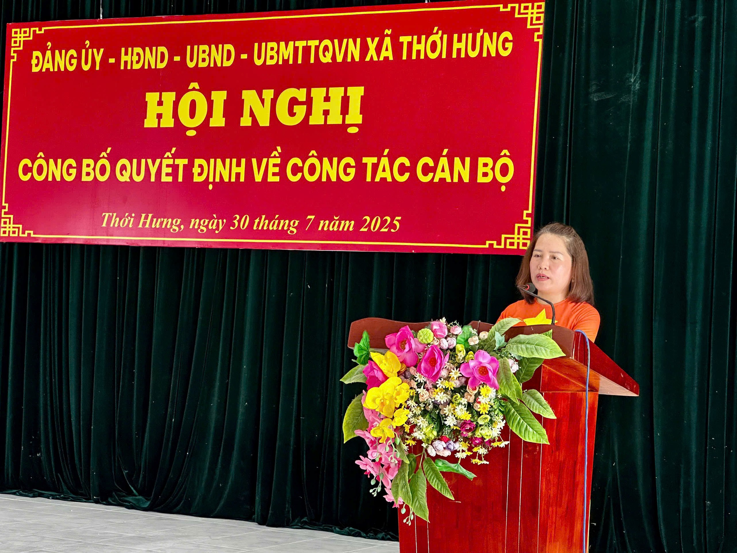 Cần Thơ: Hội nghị công tác cán bộ tại xã Thới Hưng- Ảnh 1. Cần Thơ: Hội nghị công tác cán bộ tại xã Thới Hưng- Ảnh 1.