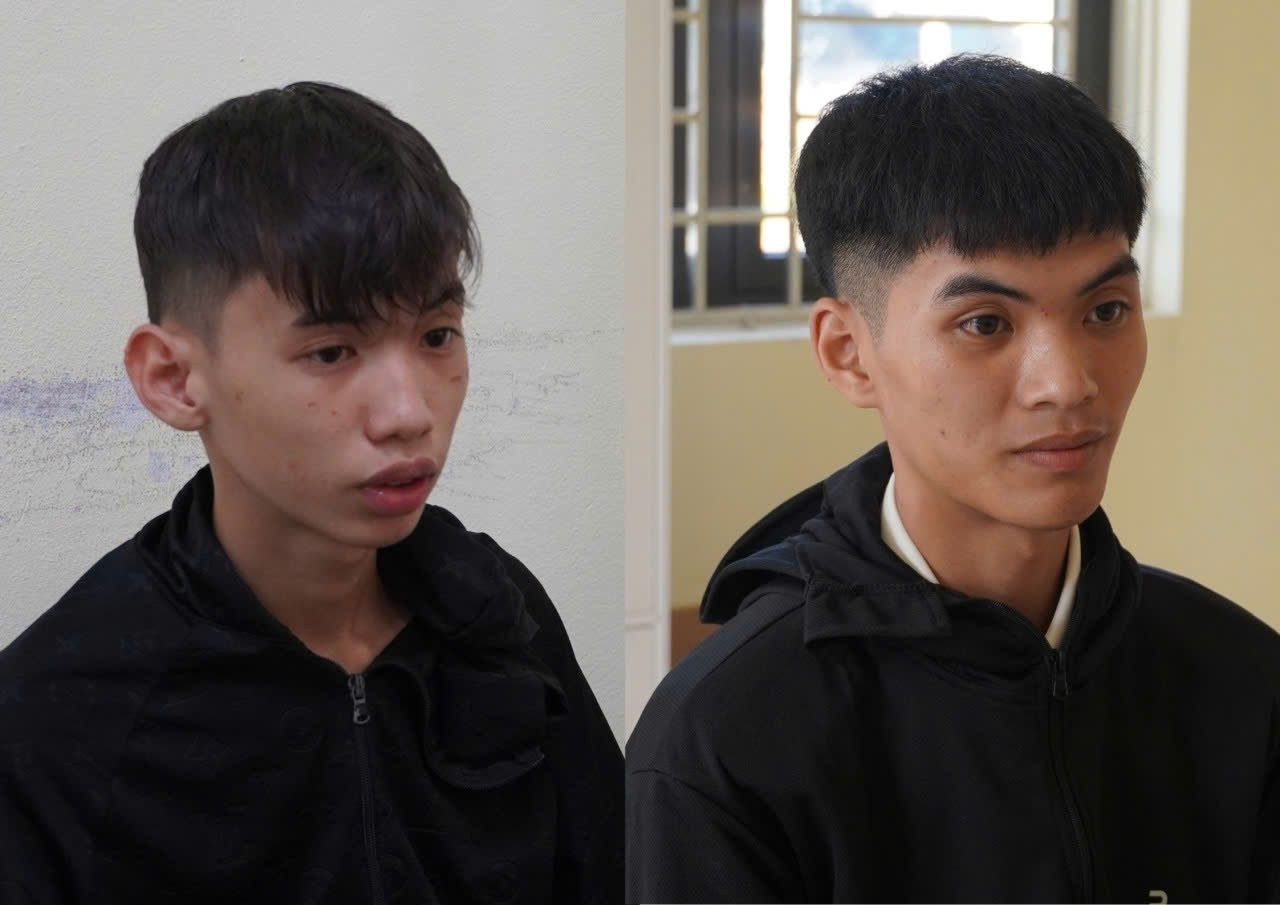 2 thanh niên tự xưng Công an chặn xe người đi đường kiểm tra giấy tờ- Ảnh 1.