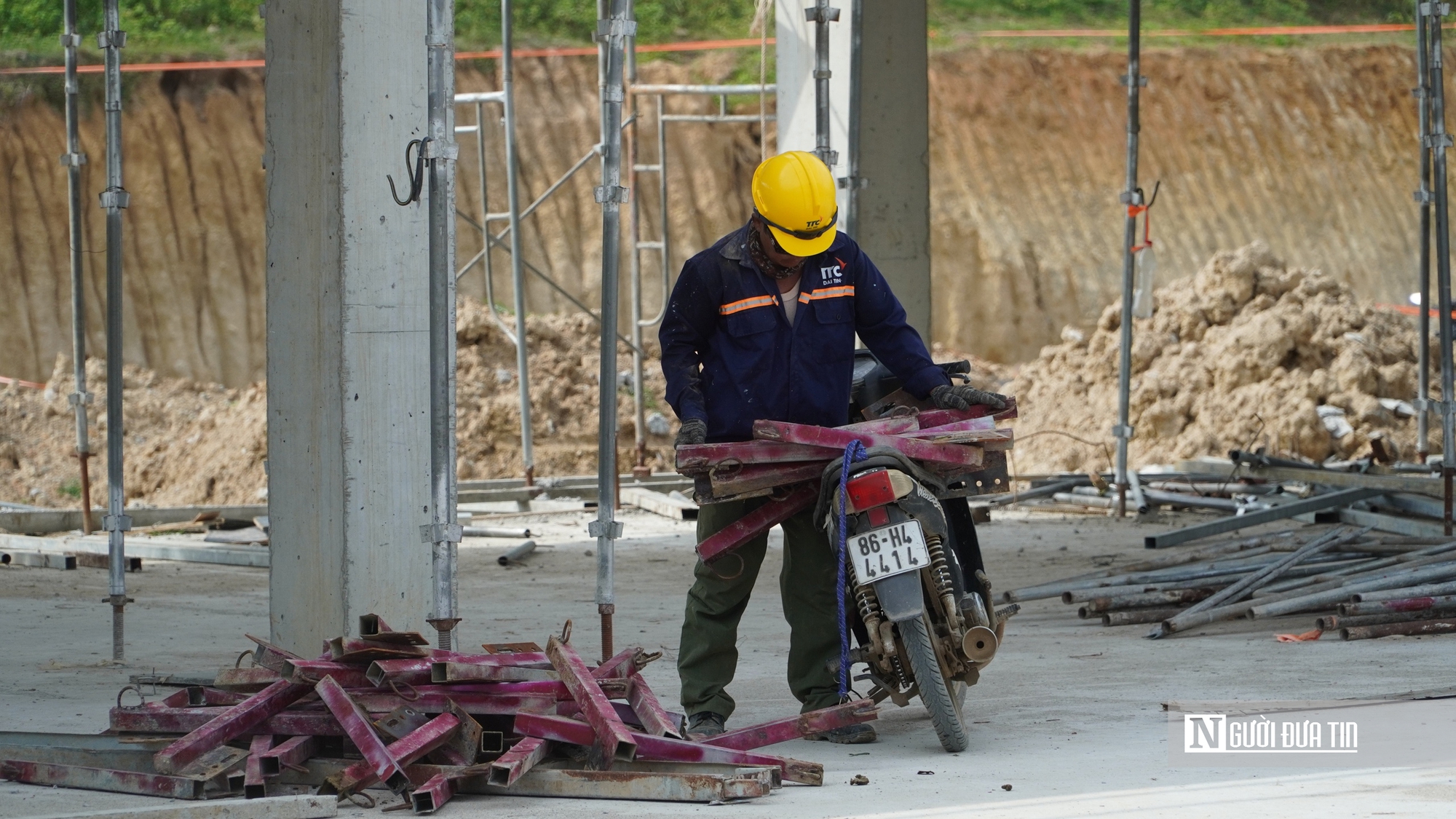 Ngổn ngang công trường dự án Trạm dừng nghỉ cao tốc Vĩnh Hảo – Phan Thiết- Ảnh 6.