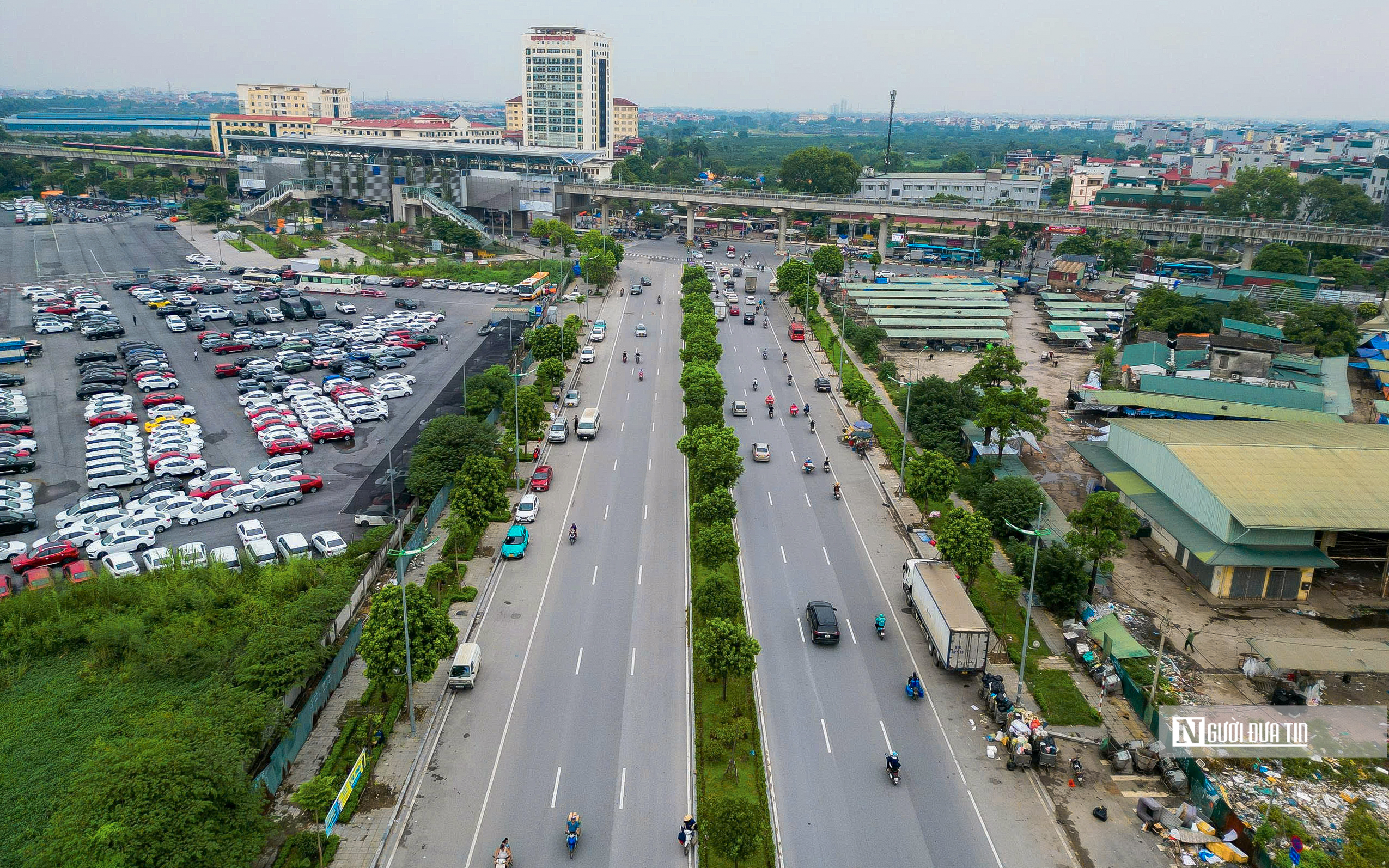 Hà Nội: Hiện trạng tuyến đường nối Ql32 với Vành đai 4 sắp được xây dựng - Ảnh 3.