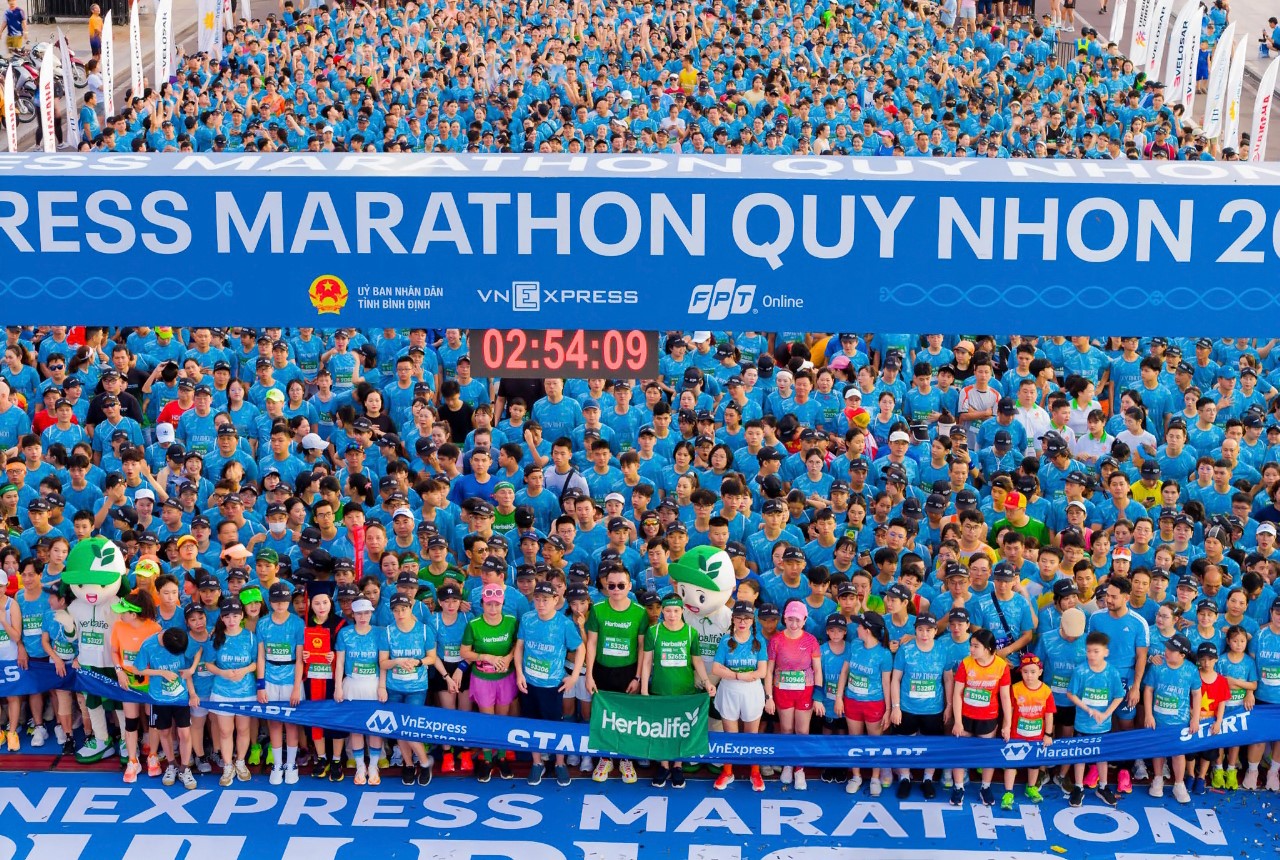 Herbalife VN tiếp tục đồng hành cùng giải chạy VnExpress Marathon khuyến khích lối sống lành mạnh - Ảnh 1.