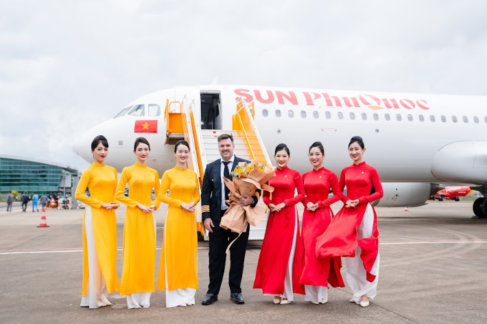 Lộ diện diện mạo Airbus A321NX đầu tiên của Sun PhuQuoc Airways - Khoác sắc hoàng hôn và bình minh đảo Ngọc  - Ảnh 7.