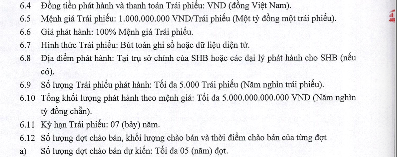 SHB lên kế hoạch phát hành 5.000 tỷ đồng trái phiếu - Ảnh 1.