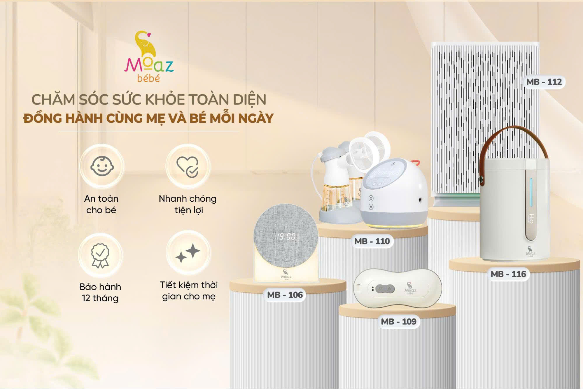 Moaz BéBé ra mắt loạt sản phẩm mới hỗ trợ mẹ chăm con dễ dàng hơn - Ảnh 3.