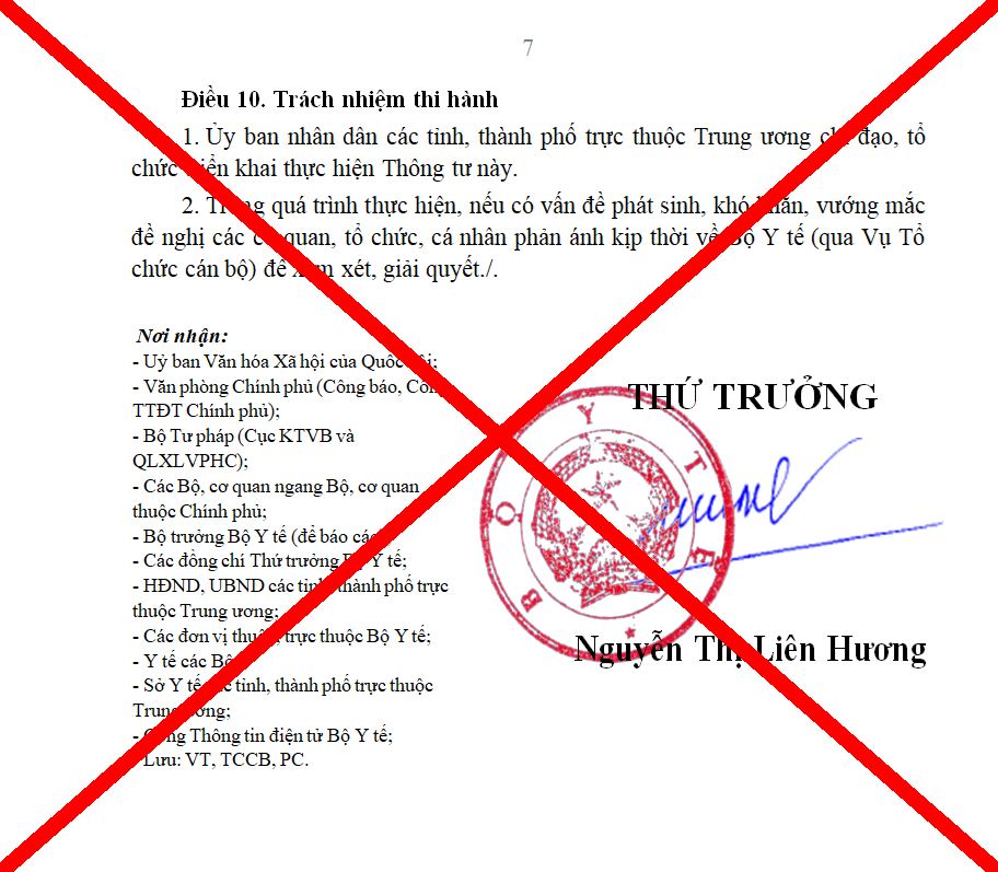 Bộ Y tế lên tiếng về văn bản giả mạo liên quan chức năng, nhiệm vụ của Trạm Y tế xã, phường- Ảnh 2.