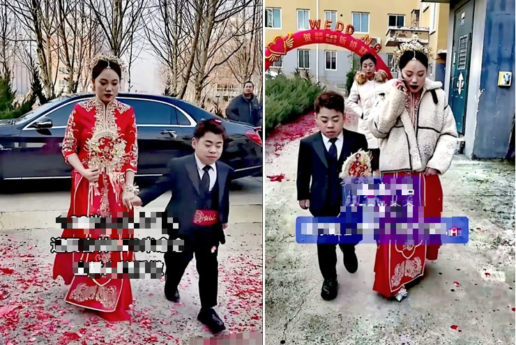 Chàng trai cao 1m28 cưới vợ cao 1m7, choáng với quà cưới giá trị "khủng" - Ảnh 2.