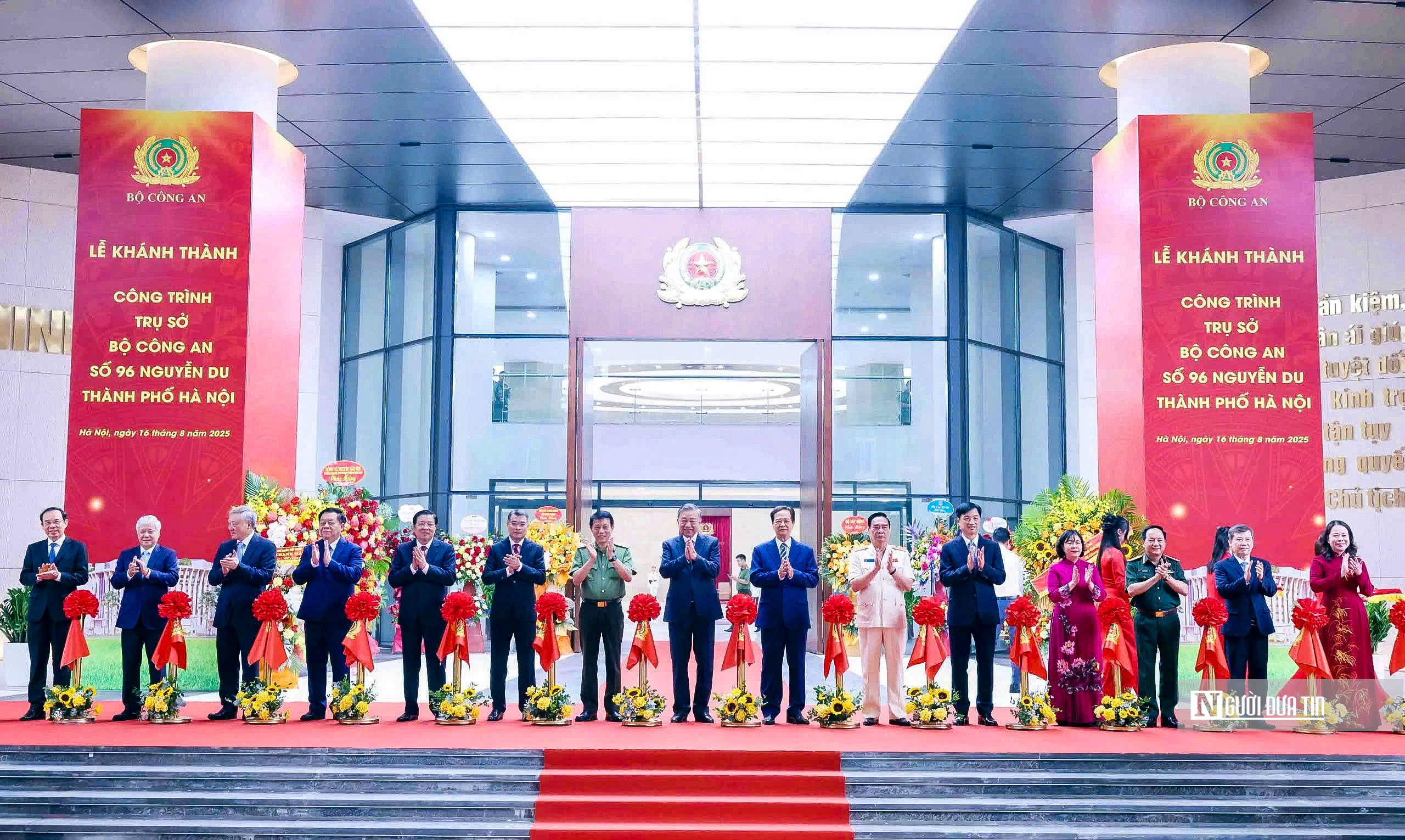 Tổng Bí thư Tô Lâm dự khánh thành trụ sở Bộ Công an- Ảnh 1.