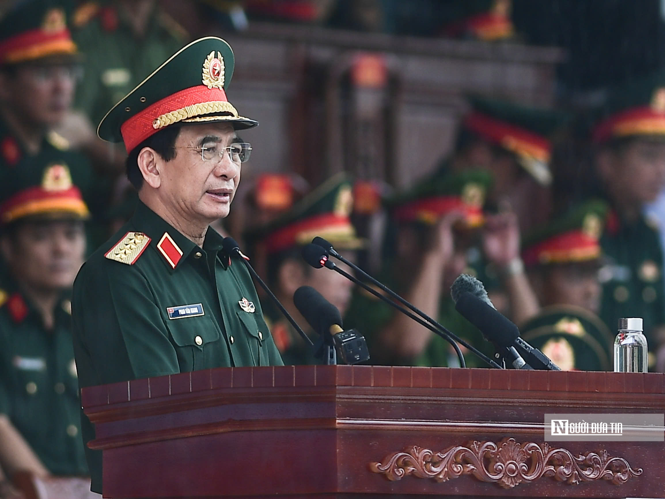 Bộ trưởng Bộ Quốc phòng kiểm tra buổi tổng hợp luyện lần thứ 4- Ảnh 3.