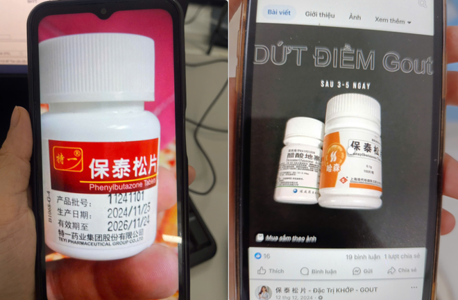 Nguy cơ tử vong từ thuốc chứa chất cấm Phenylbutazone rao bán trên mạng- Ảnh 1.