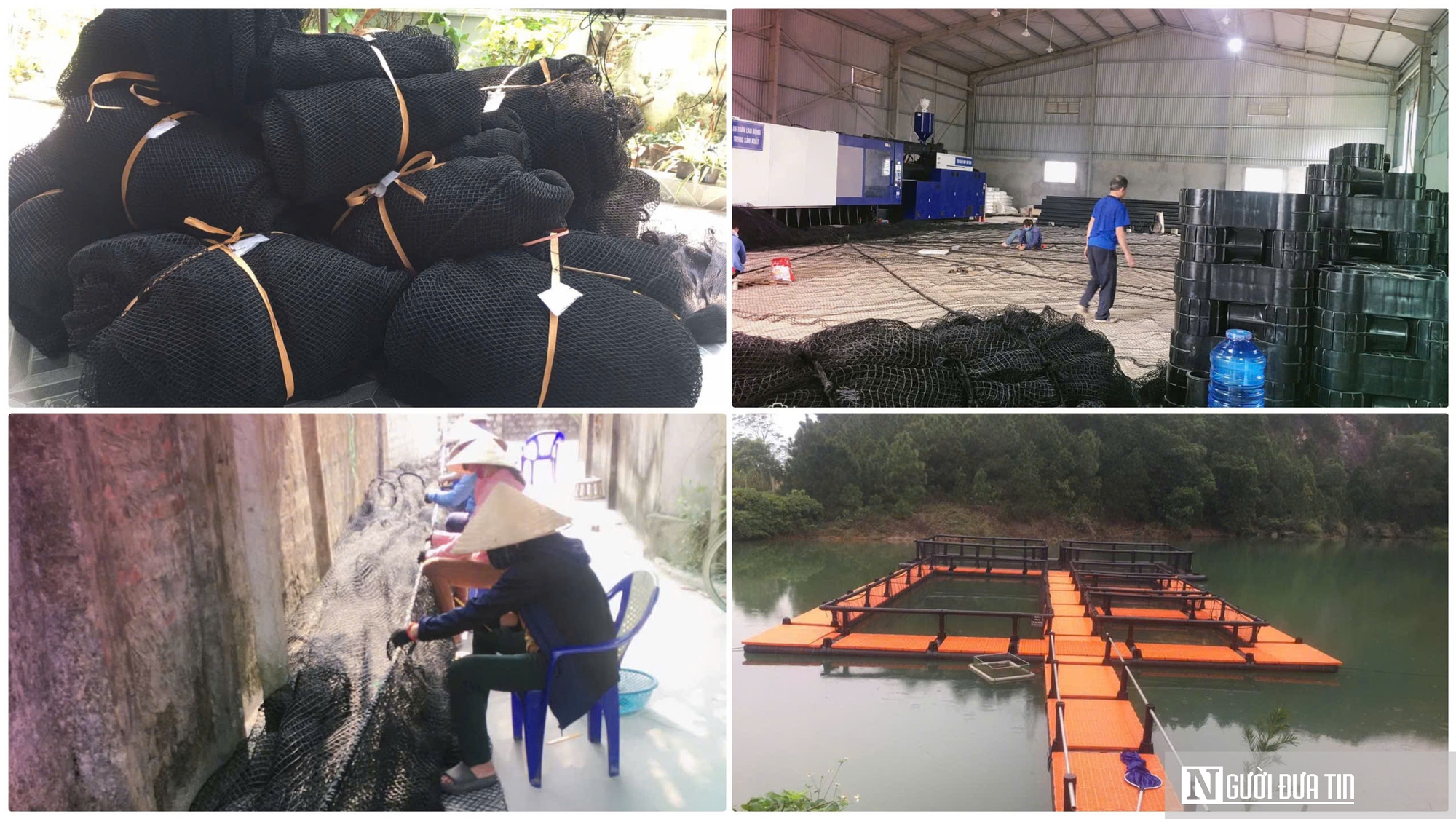 Những người phụ nữ trung niên tỉ mẫn với nghề đan lưới lồng- Ảnh 3. Những người phụ nữ trung niên tỉ mẫn với nghề đan lưới lồng- Ảnh 3.