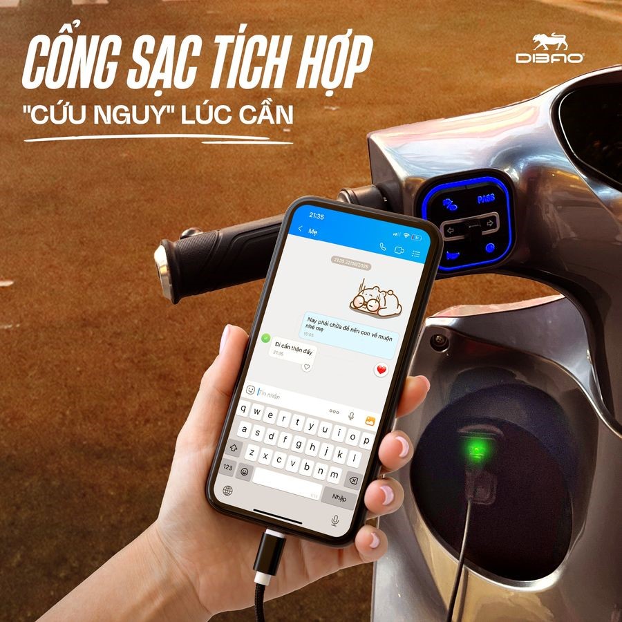 Đánh giá xe máy điện Dibao LS007 Form dáng SH - Ảnh 12.