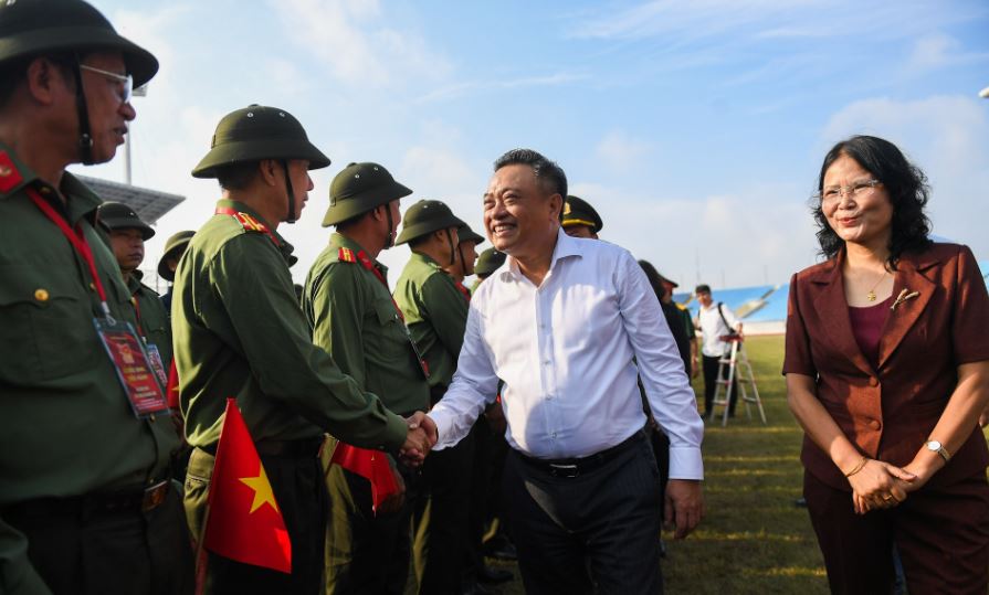 13 khối nghệ thuật, quần chúng lần đầu hợp luyện trên sân Mỹ Đình - Ảnh 4.