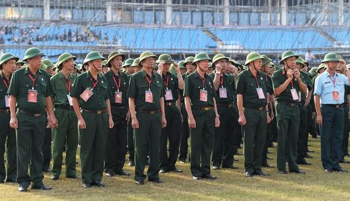 13 khối nghệ thuật, quần chúng lần đầu hợp luyện trên sân Mỹ Đình - Ảnh 1.