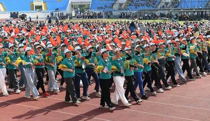 13 khối nghệ thuật, quần chúng lần đầu hợp luyện trên sân Mỹ Đình - Ảnh 5.