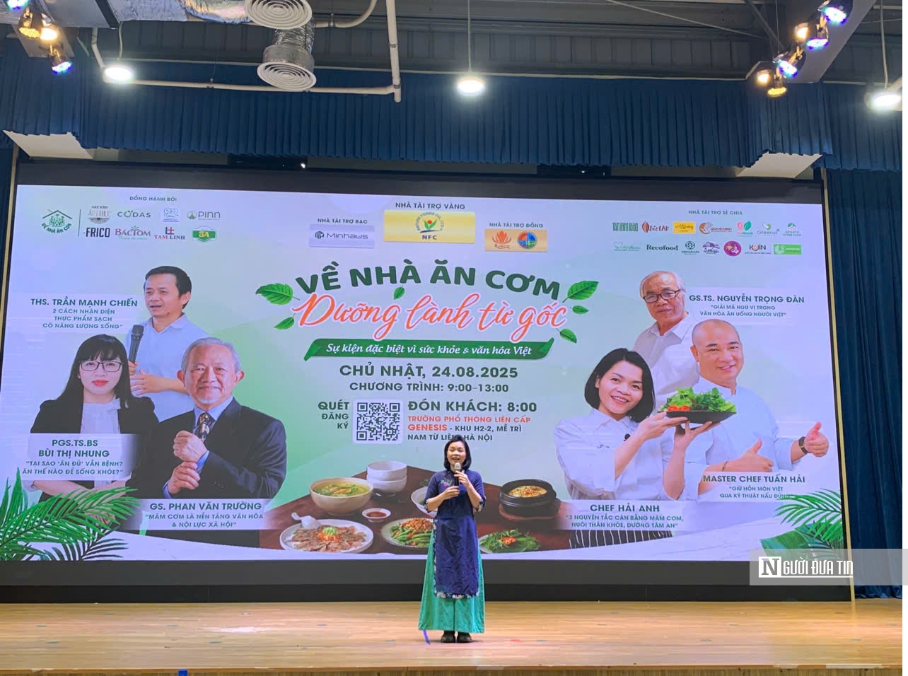 "Bà đầm thép" Hải Anh mong muốn gia tăng tỉ lệ ăn cơm nhà của các gia đình trẻ- Ảnh 1. "Bà đầm thép" Hải Anh mong muốn gia tăng tỉ lệ ăn cơm nhà của các gia đình trẻ- Ảnh 1.