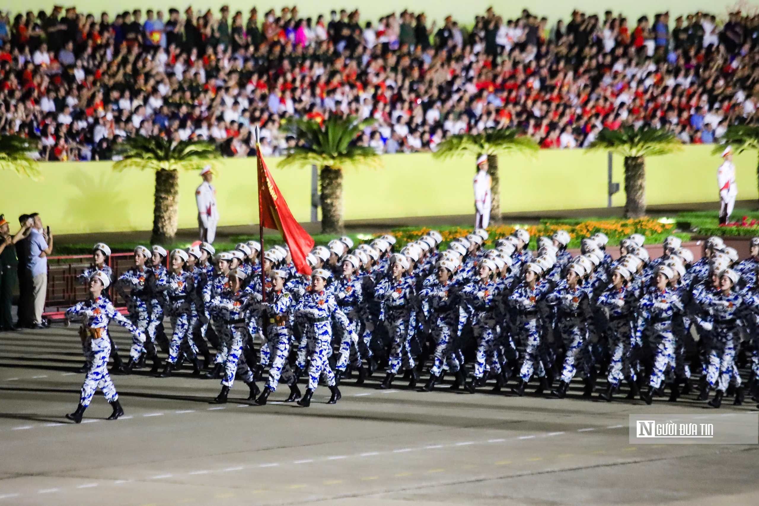 Toàn cảnh buổi tổng hợp luyện diễu binh, diễu hành lần 2 trên Quảng trường Ba Đình- Ảnh 9. Toàn cảnh buổi tổng hợp luyện diễu binh, diễu hành lần 2 trên Quảng trường Ba Đình- Ảnh 9.