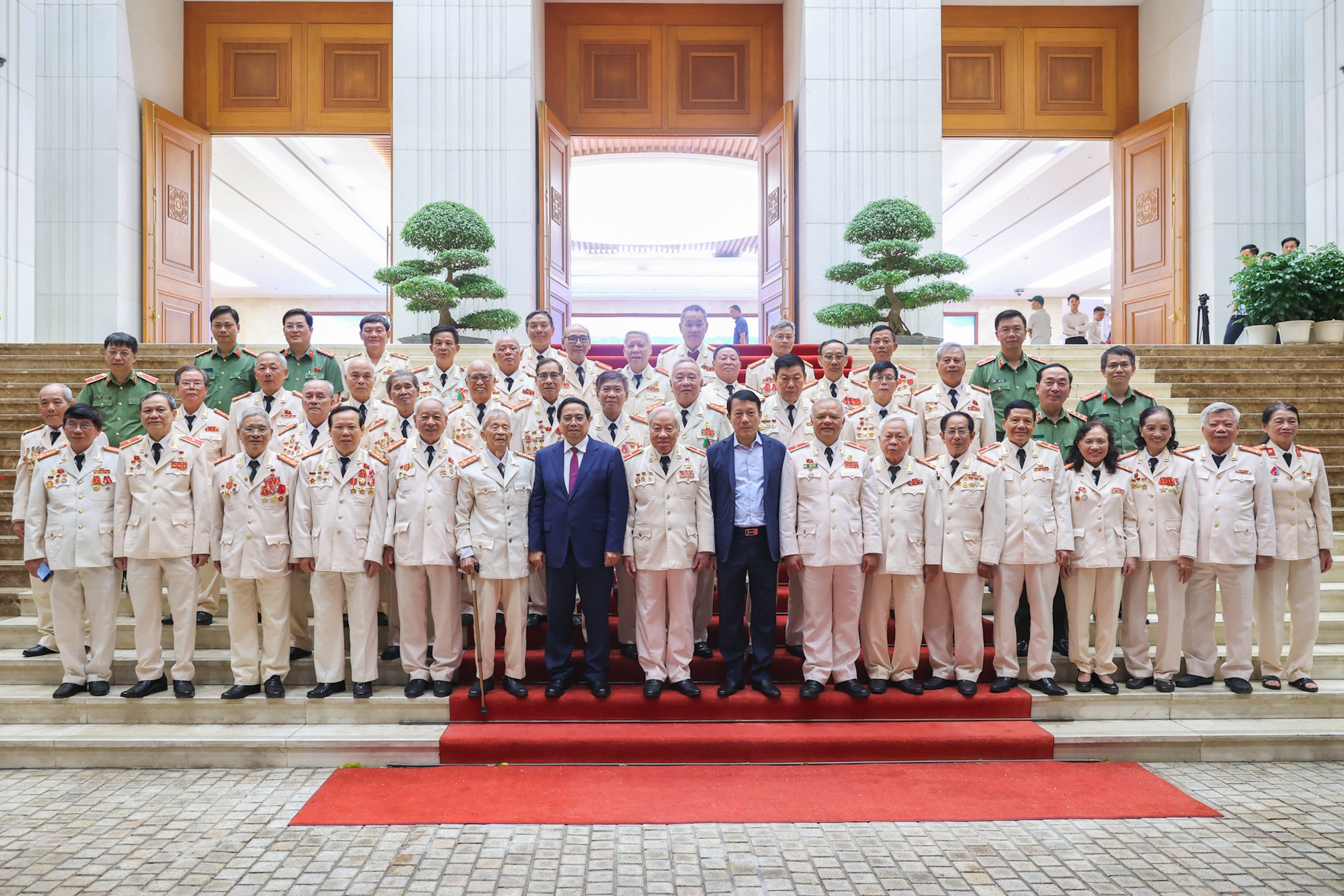 Thủ tướng gặp mặt, tri ân lực lượng Công an chi viện chiến trường miền Nam- Ảnh 8. Thủ tướng gặp mặt, tri ân lực lượng Công an chi viện chiến trường miền Nam- Ảnh 8.