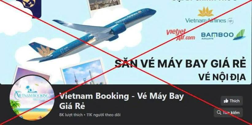 Cảnh báo thủ đoạn lừa đảo bán vé máy bay - Ảnh 1.