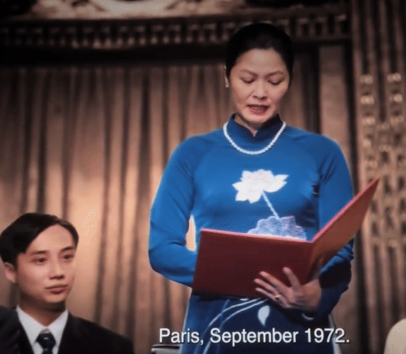 Diễn viên Đinh Thuý Hà khi diện áo dài trong Mưa Đỏ: Giữ trọn nét đẹp nền nã, phúc hậu làm say lòng khán giả- Ảnh 3. Diễn viên Đinh Thuý Hà khi diện áo dài trong Mưa Đỏ: Giữ trọn nét đẹp nền nã, phúc hậu làm say lòng khán giả- Ảnh 3.