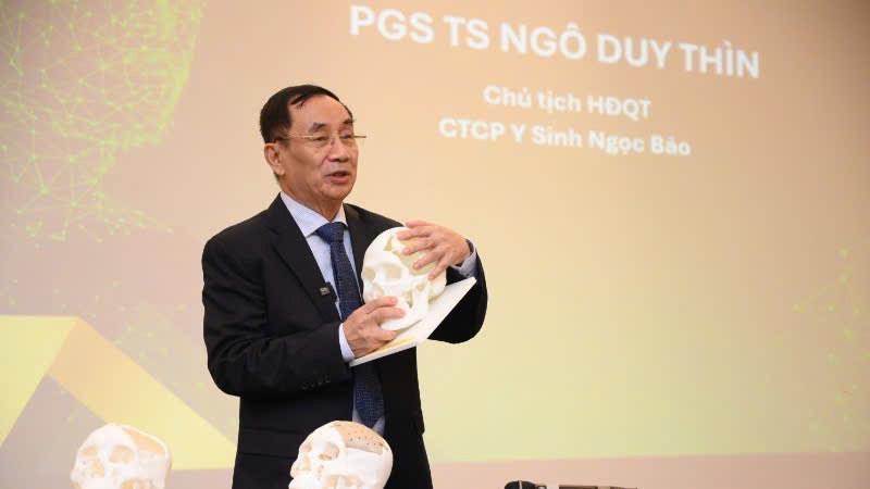Bộ Y tế lần đầu tiên cấp phép lưu hành mảnh ghép hộp sọ PEEK in 3D cá thể hóa- Ảnh 1. Bộ Y tế lần đầu tiên cấp phép lưu hành mảnh ghép hộp sọ PEEK in 3D cá thể hóa- Ảnh 1.