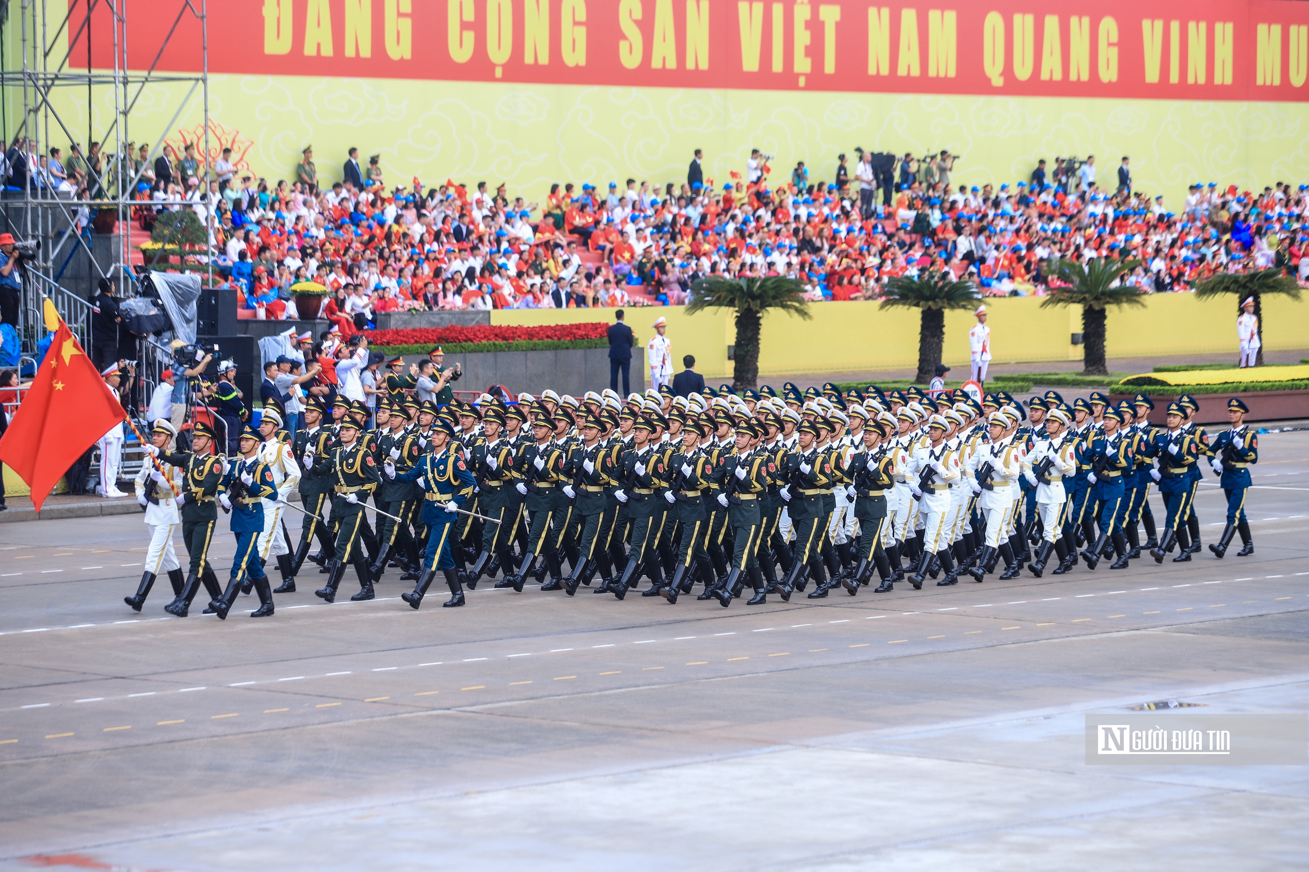 Khối quân nhân Trung Quốc, Nga...sải bước trên Quảng trường Ba Đình- Ảnh 1. Khối quân nhân Trung Quốc, Nga...sải bước trên Quảng trường Ba Đình- Ảnh 1.